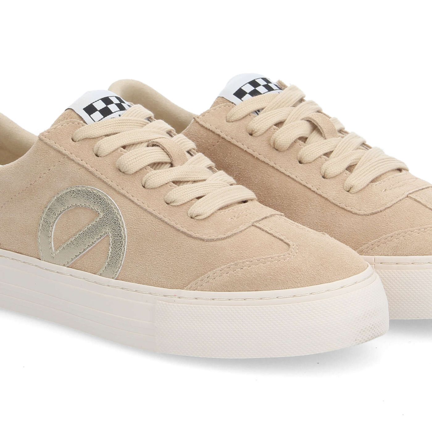 ARCADE TOE SIDE W - SUEDE/GLOW - BLANC CASSE/OR